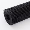 36 inch√ó50 ft Black Vinyl Coated Hardware Cloth 19 Gauge 1/4 inch Black PVC Hardware Cloth, Black Welded Wire Fence Supports Poultry-Netting Cage-Hom