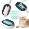 Cat Hair Brush With Water, Sticky Brush For Cats, 4 In-1 Cat Grooming Brush Creative Update Cat Dog Grooming Comb With Water Tank Double-Sided Hair Re